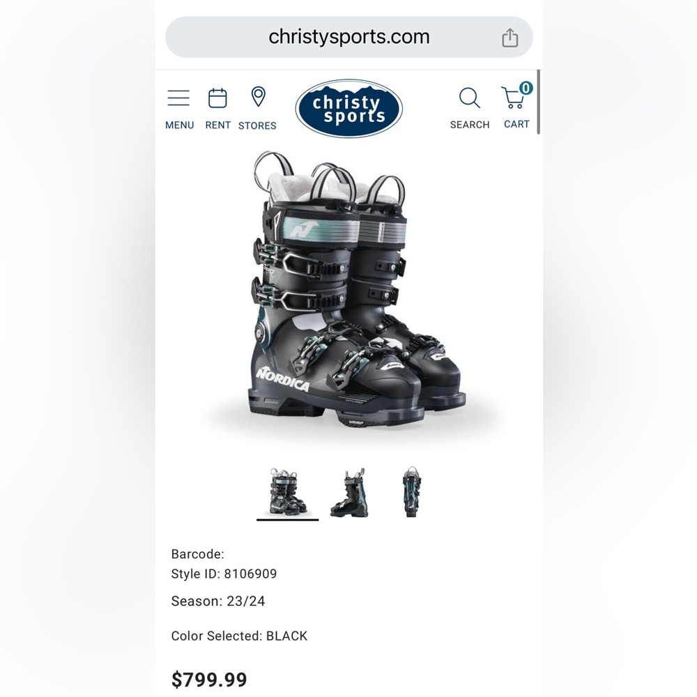 Nordica Promachine 115 performance ski boot (2021/2022) size 24/24.5 mondopoint